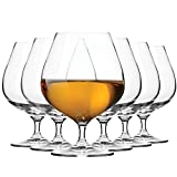 Copa Krosno Cognac Brandy Glass | Juego de 6 | 550ML | Colección Armonía | ideal para el hogar, fiestas en restaurantes y recepciones | Apto para lavavajillas
