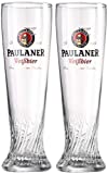 Cervecería Paulaner - Vaso espiral, 0,5 l, 2 vasos
