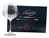 EDELITA Copas vino Borgoña, 660 ml, juego de 6 copas especiales para vino Copa Tinto sin plomo, copas vino Tinto Grande, con una oxigenación ideal para la degustación de vino