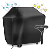 UKEER Cubierta de Barbacoa Impermeable Cubierta de Tela Protectora para Parrilla Equipada con Cepillo de Limpieza de Barbacoa 147x61x117cm