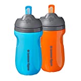 Tommee Tippee Baby taza térmica con pajita - 12+ meses, 2 piezas, color: azul 549256