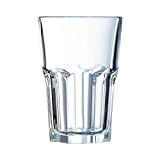 Arcoroc Granity FH42 Vasos apilables de trago largo 420ml, sin marca de llenado, 6 vasos
