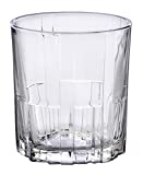 Duralex 1081AB06A0111 Jazz - Juego de 6 vasos de whisky de cristal, 210ml, color: transparente