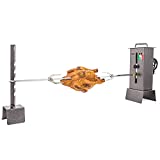 Giemme Spoleto Asador para Chimenea o Barbacoa C Regulable, 5 W, 6 kg, Plancha