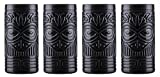 Topkapi Tiki Bora Mug, Tiki Cocktail Set, Tiki Bar Series 490ml, XL (Negro)