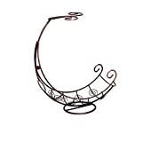 WUWUDIT CESULIS - Soporte para Copas de Vino en Forma de Barco de Hierro Forjado, 2 Piezas, Boca Abajo, Soporte para Botellas de Vino