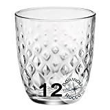 Bormioli Rocco - Juego de 12 Copas Colección Glit 30 - capacidad 30 cl.  - (12)