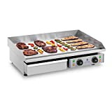 Royal Catering - RCEG-75 - Fry top eléctrico liso - 72,5 cm