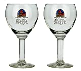 Juego de 2 vasos de cerveza Leffe, vaso de cerveza belga 25cl nuevo