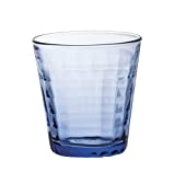 DURALEX - Pack de 4 Vasos Vasos Apilables, 22 cl, Color: Transparente / Azul Marino