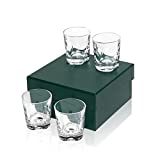 HGGDKDG Rock Whisky Glass 8 Oz para Old Motyed Cocktail Scotch Bourbon Juego de 4, Vasos de cristal Vasos Vaso
