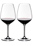 Copa Riedel Cabernet Sauvignon Heart to Heart, juego de 2