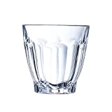 Set de 6 vasos en cristal resistente forma baja 9 cl Arcade Arc