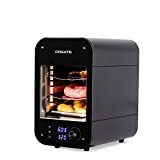 IKOHS BBQ Grill IN & out - Barbacoa eléctrica para carnes, verduras y pescados, 1600 W, acero inoxidable, 0°C a 850°C y asar alimentos, 6 niveles para cocinar sin humo