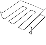 FBWSM Soporte de vidrio colgante para estante de vino Soporte de exhibición Acero inoxidable debajo del armario de vino para copas de champán