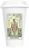 LECTURA DE CAFÉ - Tapa de silicona reutilizable para café para taza de café de vidrio Taza de café reutilizable