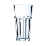 Arc 2971365 Lote De 6 Vasos Profesionales Granity En Vidrio Templado Cl 65