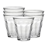DuraLex 1026AB06 / 6 Picardie Vaso de agua sin relleno, 220ml, paquete de 6