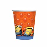 Otros personajes de Despicable Me Minions '266ml' Pack de 8 accesorios para vasos de papel de fiesta
