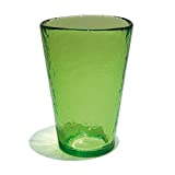 YALOS Colección Murano Vasos Happy Drink Vasos Happy Fruit Vasos Long Drink ø mm.  92xmm.  134 Green Drink Cristal de Murano Made in Italy