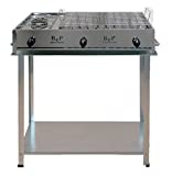 BeP Barbacoa Gas Gpl Big Camping Made In Italy Producto Artesanal De Acero Inoxidable