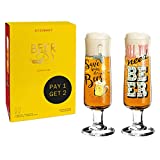 Ritzenhoff 6061001 Juego de Vasos de Cerveza, Vidrio