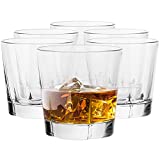 Vasos de whisky Vaso bajo Vasos de whisky Vaso de agua Vaso de cóctel y whisky Vasos antiguos | Apto para lavavajillas | Colección Elín | 240ML | Juego de 6 piezas