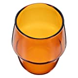 Luxshiny Copa de vino Estilo moderno Vino de cuero Copa de vino Vaso para beber Fondo plano Tombing Kitchen Weddware para vino Cóctel Jugo Hielo Agua Amarillo