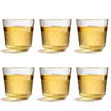 Vaso de agua Libbey Oyra - 266 ml / 26,6 cl - Juego de 6 piezas - Apilable - Apto para lavavajillas - Diseño moderno