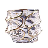 XHZH Vaso de whisky, Cristal de lujo, Vidrio transparente, Juego de copas de vino para vino, cóctel o jugo 0311