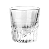 BYCZSYHCJ Vasos 4.7oz Rock, Estilo Antiguo, Vasos de Whisky, Espesar, Regalo, Agua/Jugo/Cerveza/Bar/Licor/Deli/Decoración/Bebidas/Copas, Vasos de Agua de Vidrio