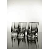 Cristal De Bohême Taillé - Pack de 6 copas para licores y licores en cristal de 5 cl