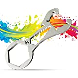 Llave universal para botella de gas, acero inoxidable, 5 mm, para 5 kg, 11 kg, 33 kg, regla de gas para jardín, barbacoa, camper, conexión de botella de gas con abrebotellas