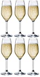 Copas de champán Bormioli Rocco Divino - Lote de 6 - 240ml (8 oz), 76653