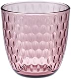 Bormioli Rocco Juego de Vasos Slot, Rosa, 6 unidades