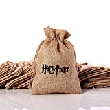 Bolsas de regalo de algodón, 10 bolsas de yute con cordón, bolsas de lino con cordón, bolsas de joyería para joyería de boda, regalos de cumpleaños, fiestas, regalos