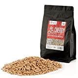 BBQ-TORO Pellets de Cerezo 100% madera de cerezo |  1kg |  Pellets de cereza para parrilla, ahumador, pellets para hornos de pizza o sistemas de calefacción |  Pellet para Barbacoa