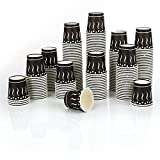 200 vasos de café desechables de cartón 120 ml para llevar - café, bebidas frías y calientes