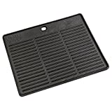 Grill & more Essentials Plancha de hierro fundido reversible 2 en 1 para barbacoa
