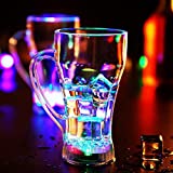 ZXCFTG 1 paquete de vasos con luz LED, luz intermitente, para bar, club nocturno, fiesta