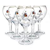 Set de 6 vasos Leffe de 25 cl + 6 Posavasos