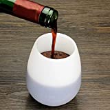 FONDUO-copas de vino de silicona irrompibles, plegables, sin pies, copas de vino tinto, taza de vino para viajes, pícnic al aire libre, piscina, barco, Camping
