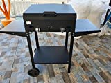 Barbacoa Artigian Ferro Gas 5,5kw 2 fuegos Made in Italy MOD Zeus by Milee con piedra LAVA - Barbacoa artesanal