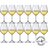 Bormioli Rocco - Juego de 12 Copas de Vino Blanco MOD.  DIVINO 44 - capacidad: 44 cl.