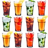 RB Vasos Apilables Premium Irrompible Plástico Reutilizable 25cl, Juego de 12