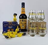 Borsci Amaro Elisir San Marzano 70 cl + 6 copas Borsci Elisir San Marzano + 1 cof.  Bombones Bon Bon Borsci 250g
