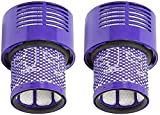 Paquete de 2 filtros de repuesto lavables para aspiradoras inalámbricas Dyson V10, filtro de repuesto lavable Dyson V10 para aspiradoras Dyson V10 SV12 Series
