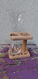 Set de 1 vaso de 33 cl con cerveza KWAK + soporte de madera