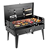 SunJas Portable y Plegable Práctica Parrilla Camping Mini Barbacoa Cocina