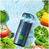 Máquina limpiadora de frutas y verduras, Máquina lavadora de alimentos portátil en forma de cápsula, Máquina limpiadora ultrasónica inalámbrica para limpiar frutas y verduras, Arroz, Carne